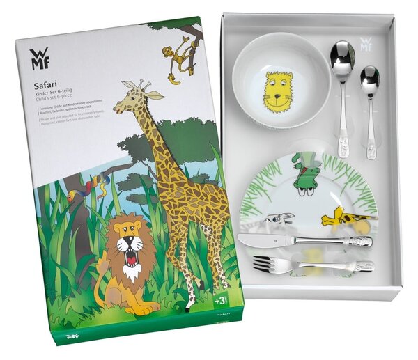 Детски комплект за хранене Cromargan® от 6 части Safari - WMF