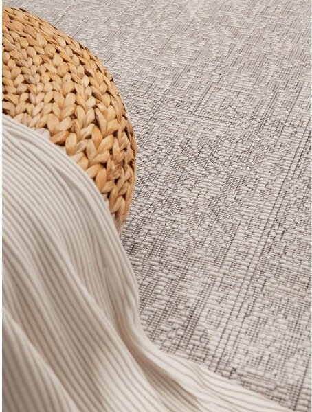 Пътека за открито и закрито в цвят слонова кост и сиво 80x250 cm Duet Kona – NORTHRUGS