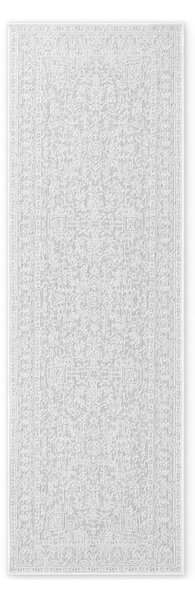 Пътека за открито и закрито в цвят слонова кост и сиво 80x250 cm Duet Kona – NORTHRUGS