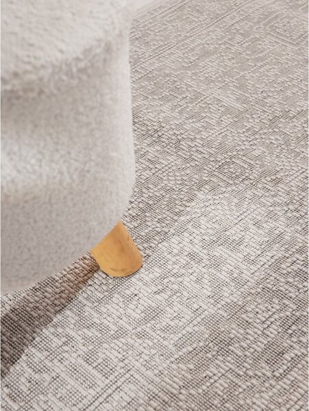 Пътека за открито и закрито в цвят слонова кост и сиво 80x250 cm Duet Kona – NORTHRUGS