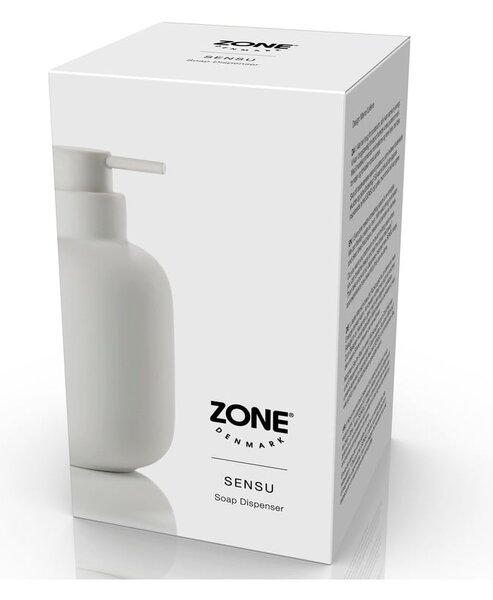 Бял керамичен диспенсер за сапун 300 ml Sensu – Zone