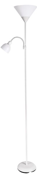 Brilagi - Подова лампа ARIANA 1xE27/100W/230V + 1xE14/25W бяла
