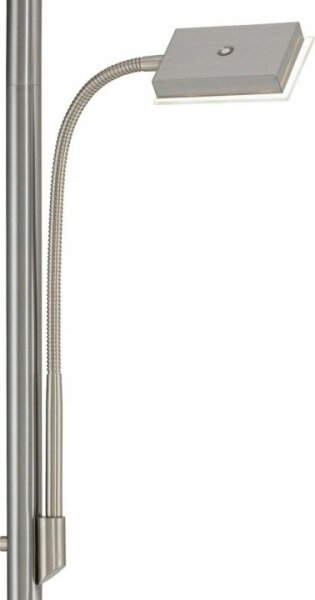 Briloner 1328-022 - димируема LED подова лампа LED/21W/230V + LED/3,5W матов хром