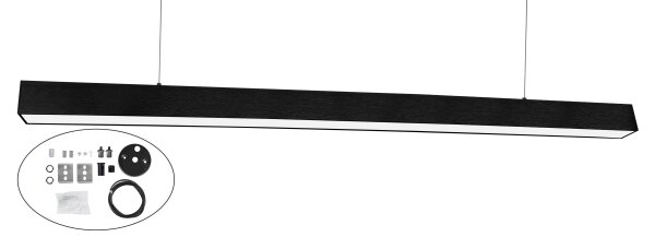 Top Light - LED таванно/висящо осветително тяло HORIZON LED/40W/230V черно