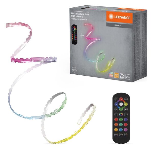 Ledvance - димируема RGB LED лента FLEX 5m LED/10W/230V + дистанционно управление