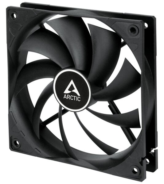 Вентилатор 120mm, Arctic F12 Black (ACFAN00201A), 3-pin, 1350 rpm