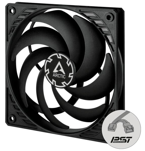 Вентилатор 120mm, Arctic P12 SLIM PWM PST (ACFAN00187A), 4-pin, 2100 rpm