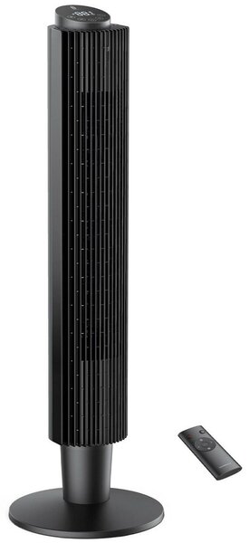 Вентилатор TaoTronics TT-TF-005, тип "кула", 3 режима на работа, 5 скорости, LED дисплей, Sleep mode, черен