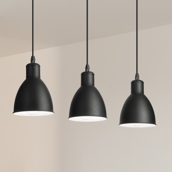 Brilagi - LED полилей на кабел RIDDY 3xE27/60W/230V черен