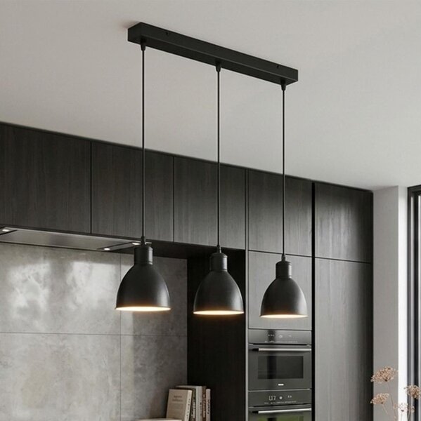 Brilagi - LED полилей на кабел RIDDY 3xE27/60W/230V черен