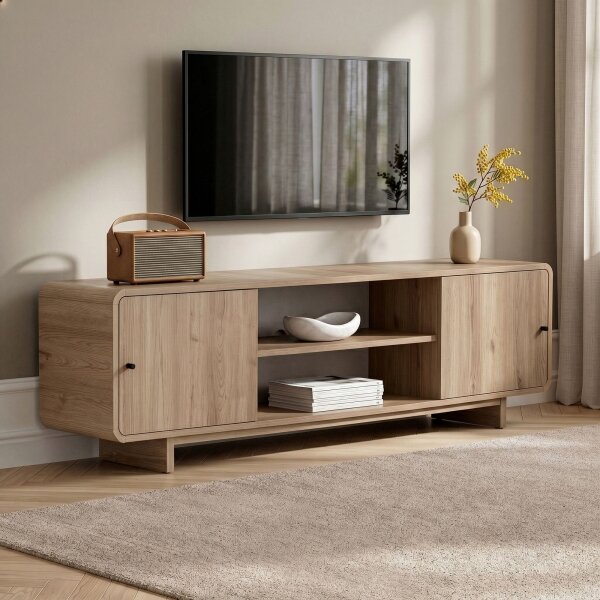 Шкаф за телевизор KABIN 180x34 см, дъб