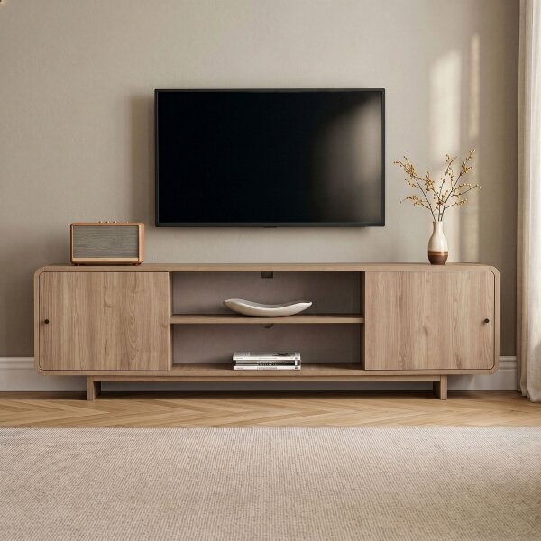 Шкаф за телевизор KABIN 180x34 см, дъб
