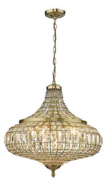Där Lighting ASM0675 - полилей на верига ASMARA 6xE14/40W/230V месинг