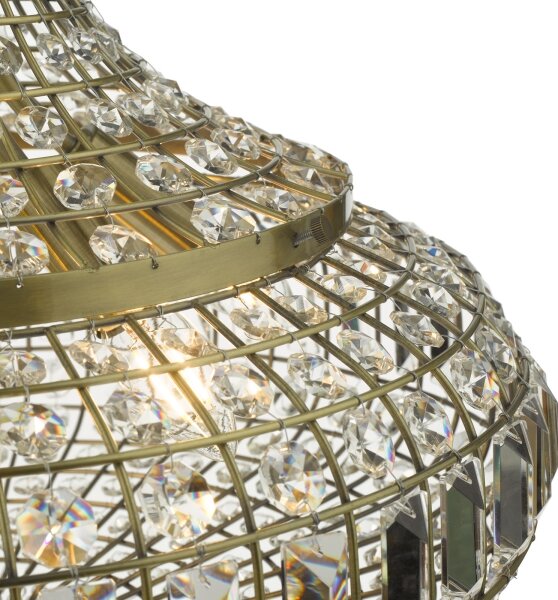 Där Lighting ASM0675 - полилей на верига ASMARA 6xE14/40W/230V месинг