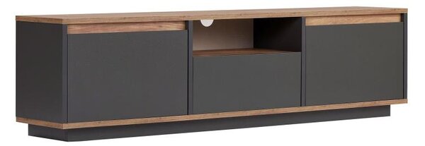 ТВ шкаф KREDE 160 x 30 см антрацит/бор