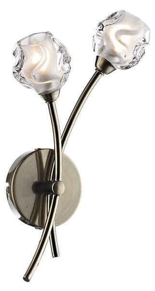 Där Lighting SEA0975 - Настенно осветително тяло SEATTLE 2xG9/40W/230V месинг