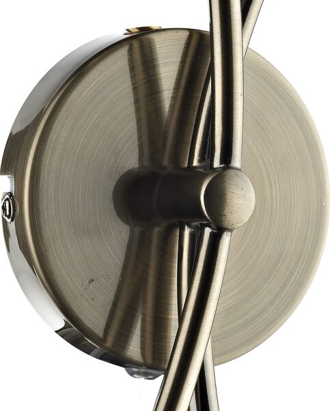 Där Lighting SEA0975 - Настенно осветително тяло SEATTLE 2xG9/40W/230V месинг