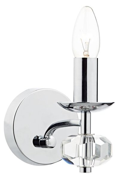 Där Lighting OLE0750 - Настенна лампа OLEANA 1xE14/40W/230V лъскав хром