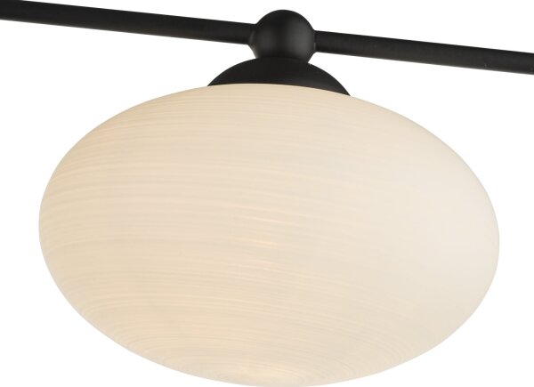 Där Lighting JAS5422 - Плафонен полилей JASPER 5xG9/25W/230V черен