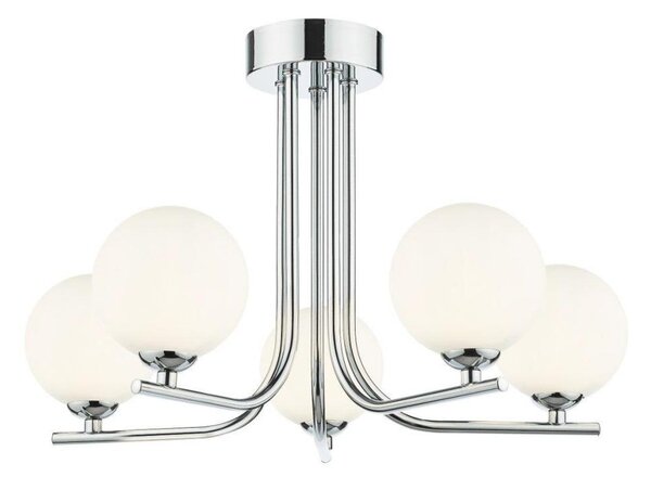 Där Lighting CRA5450-02 - Полилей на штанга CRADLE 5xG9/25W/230V лъскав хром
