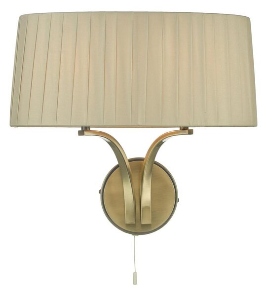 Där Lighting CRI0929 - Настенна лампа CRISTIN 2xE14/40W/230V месинг/таупе