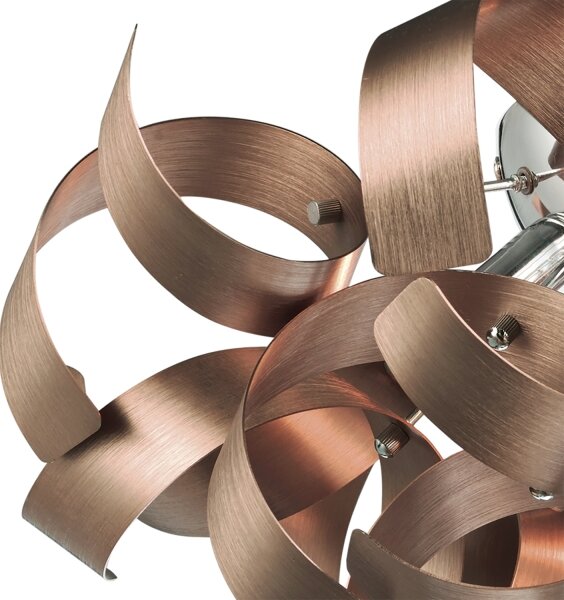 Där Lighting RAW0464 - Таванно осветително тяло RAWLEY 4xG9/25W/230V медно