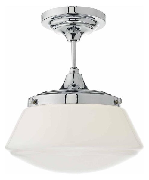 Där Lighting CAD0150 - Полилей за баня с повърхностен монтаж CADEN 1xE27/60W/230V IP44 лъскав хром