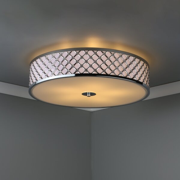 Där Lighting CIV5050 - Таванно осветително тяло CIVIC, 5xE14/60W/230V, Ø 50 см, хром