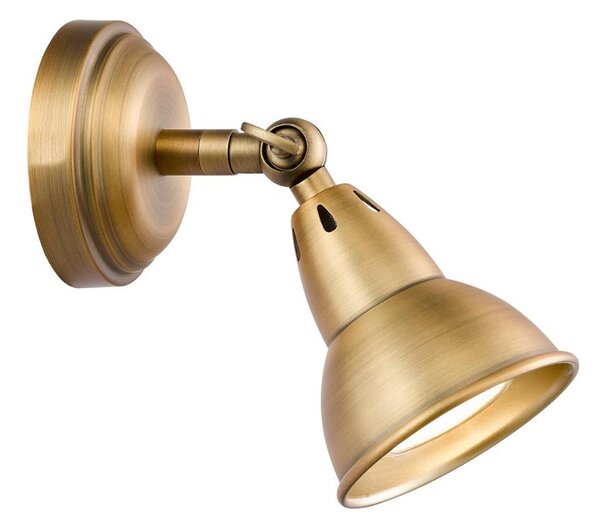 Där Lighting NAT0742 - Настенно спот осветително тяло NATHANIEL 1xGU10/11W/230V месинг