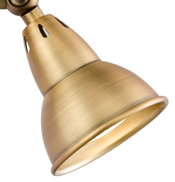 Där Lighting NAT0742 - Настенно спот осветително тяло NATHANIEL 1xGU10/11W/230V месинг