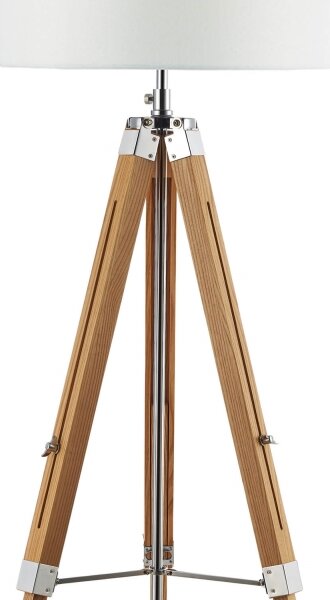 Där Lighting EAS4943 - Подова лампа EASEL 1xE27/60W/230V кафява