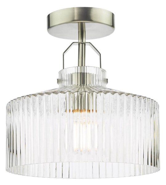 Där Lighting LEN4846 - Повърхностно монтиран полилей LENKA 1xE27/60W/230V матов хром