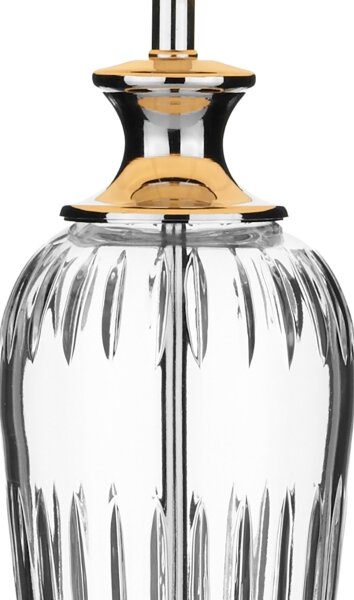 Där Lighting HIN4208 - Настолна лампа HINTON 1xE27/60W/230V бял/лъскав хром
