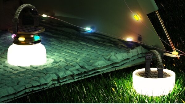 Immax 08493L - преносима соларна LED RGB лампа 10W, 3600mAh, IP65