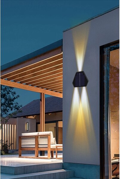 Immax 08488L - LED соларен стенен фенер с сензор LED/2W/5V IP54