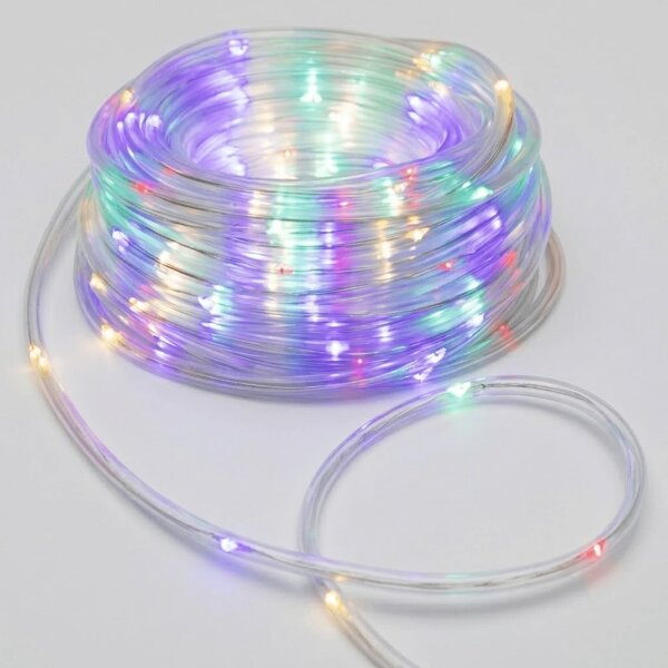 Aigostar - Външна коледна LED гирлянда, 50 LED, 8 режима, 3xAA, 5,3 m, IP44, многоцветна