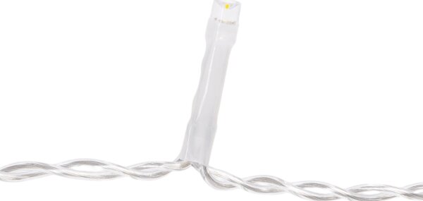 Aigostar-LED Външна коледна гирлянда 192xLED/8 функции 4,5x1,2m IP44 студено бяла