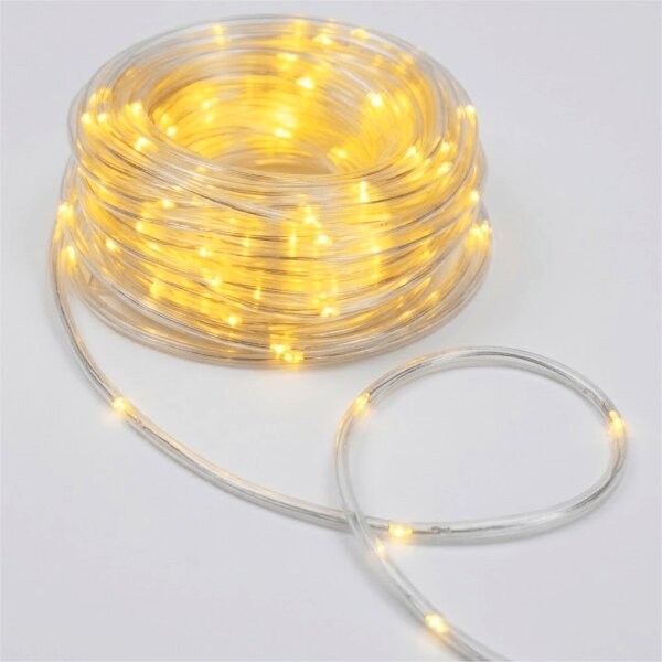 Aigostar - LED Външна коледна верига 50xLED/8 функции 3xAA 5,3m IP44 топла бяла