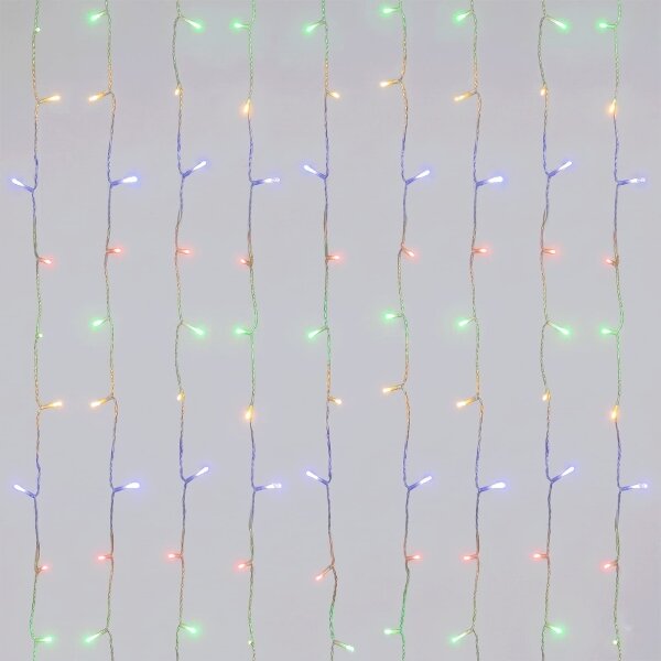 Aigostar - LED външен коледен гирлянд 372xLED/8 функции 6x1,2m IP44 многоцветен