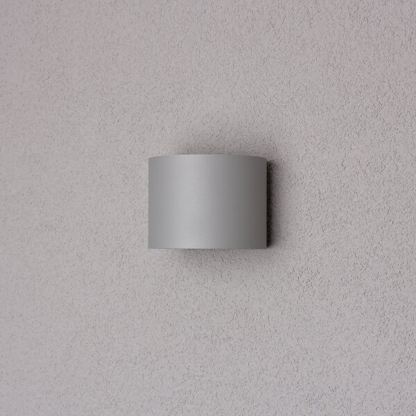 Brilagi - LED Екстериорен аплик RONDO LED/6W/230V сив IP54