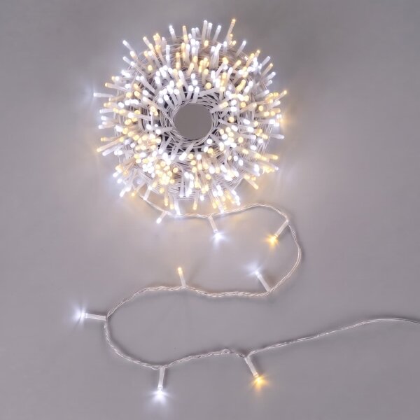 Aigostar - LED външна коледна гирлянда 100xLED/8 функции 3xAA 10,3m IP44 топла/студена