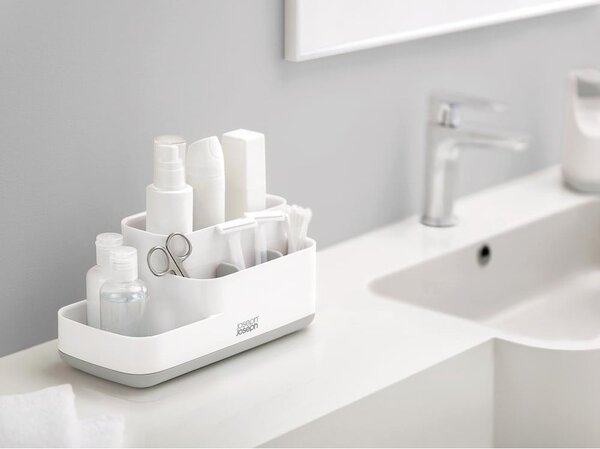 Бяла универсална стойка за баня EasyStore Caddy - Joseph Joseph