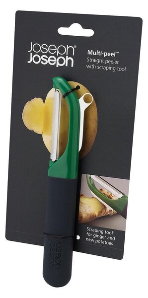 Тъмнозелена стъргалка за многократно почистване на кожи Multi-Peel™ - Joseph Joseph