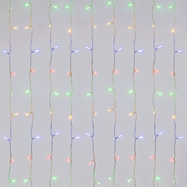 Aigostar - LED външна коледна гирлянда 120xLED/8 функции 3xAA 3,9x1,2m IP44 многоцветна