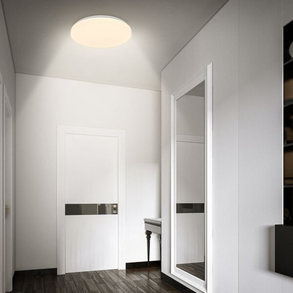 Briloner 3827-016 -LED Плафон за баня със сензор WALK LED/13W/230V IP54 Ø27 см