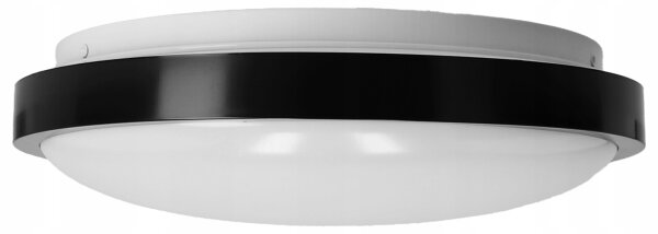 Таванно осветително тяло 2xE27/40W/230V Ø 29,5 см черно