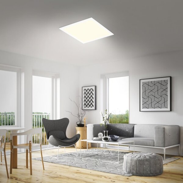 Brilo - димируемо таванно осветително тяло LED/21W/230V 38x38 cm бяло