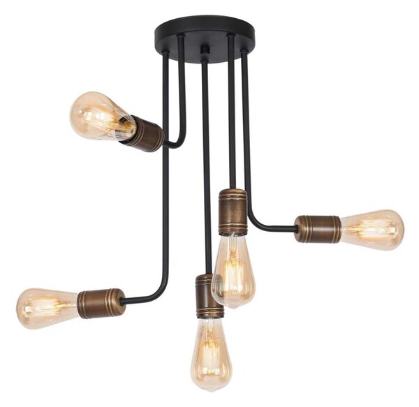Полилей на прът 5xE27/15W/230V