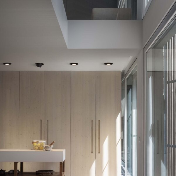 Ideal Lux - LED вградено точково осветително тяло NOVA LED/20W/230V Ø 15,4 см черно