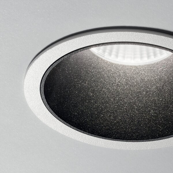Ideal Lux - LED вградено осветително тяло GAME TRIM LED/11W/230V Ø 8,5 см IP40 черно/бяло